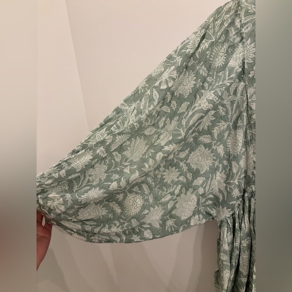 Daughters of India Kyra Mini Dress in Jade SOLD OUT ONLINE - Picture 3 of 6